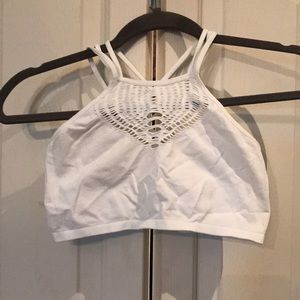 Cuteout White Bralette